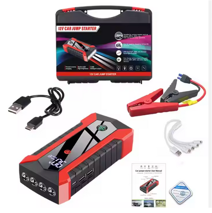 PowerMax™ Car Jumper & Air Pump – 2-in-1 Emergency Kit