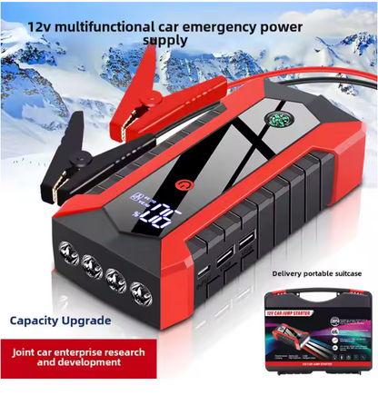 PowerMax™ Car Jumper & Air Pump – 2-in-1 Emergency Kit