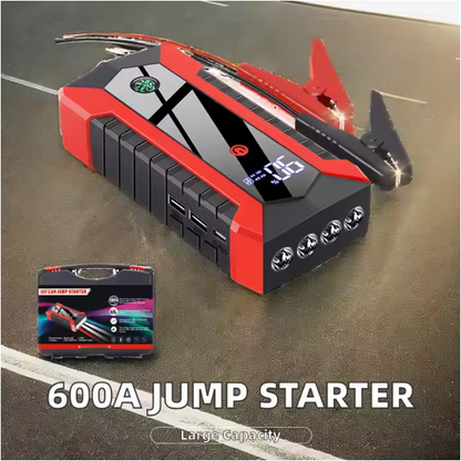 PowerMax™ Car Jumper & Air Pump – 2-in-1 Emergency Kit