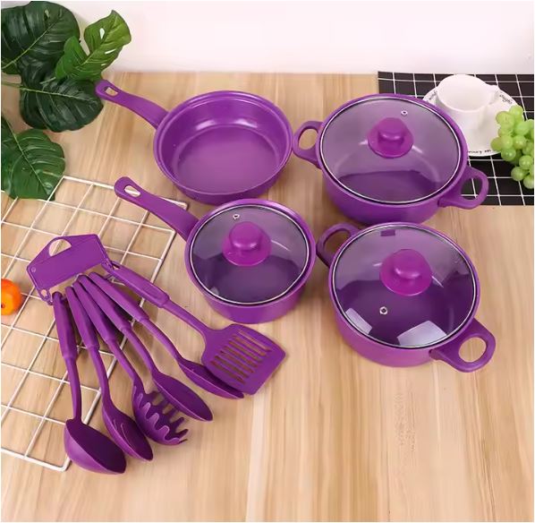 Premium 13 Pcs Non-Stick Cookware Set