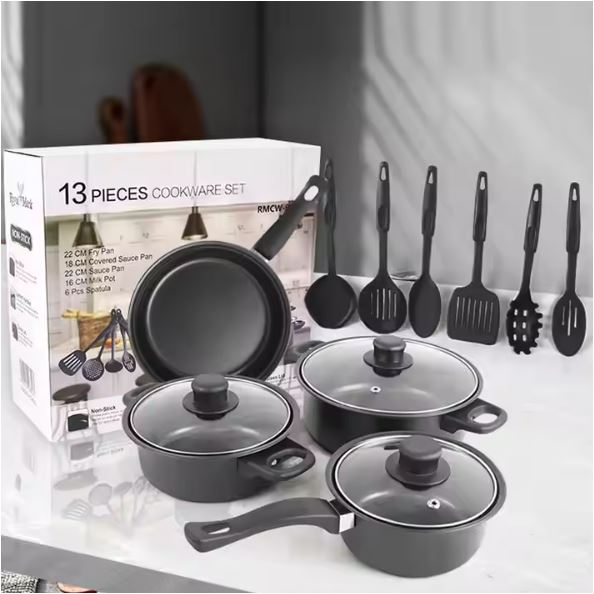 Premium 13 Pcs Non-Stick Cookware Set